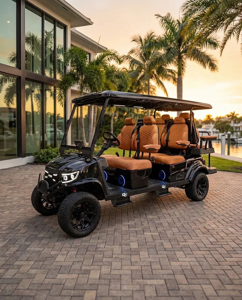 Premium street-legal LSV at GeauxTime's Blue Mountain Beach showroom