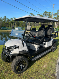 white 30a golf cart rental
