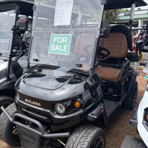 2026 Solana EV 4 Passenger 2+2 LSV Gloss Black