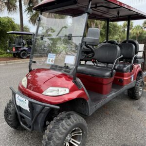2022 Advanced EV 6P LSV Red